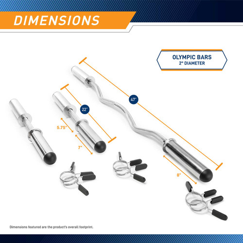 Standard Bar Spring Clip Collars | Marcy RBC-2